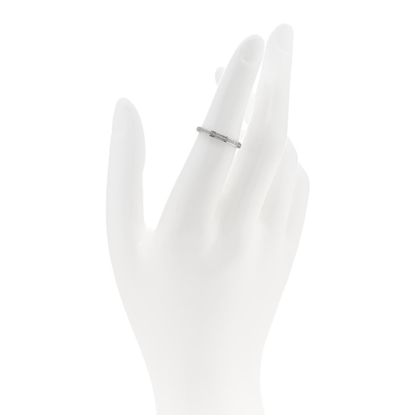 Platinum Diamond 2.3mm D'Amour Wedding Band Ring 51 5.75