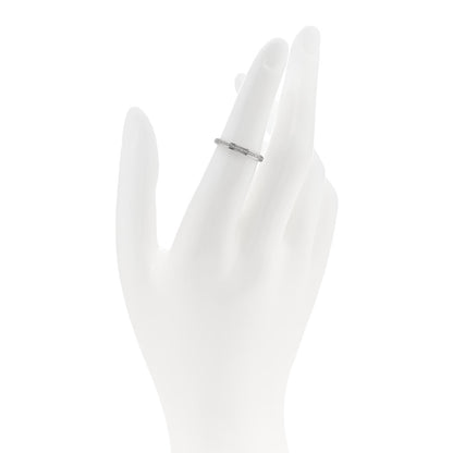 Cartier Platinum Diamond 2.3mm D'Amour Wedding Band Ring 51 5.75 2 of 5