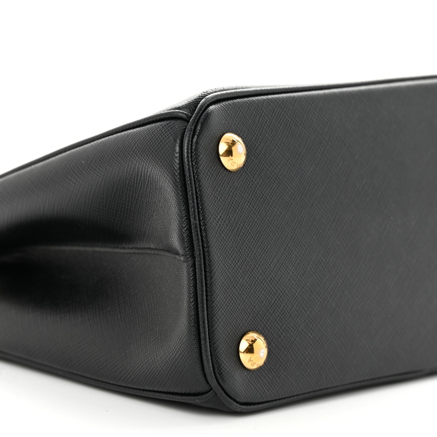 Prada Saffiano Lux Mini Galleria Double Zip Tote Black 9 of 11