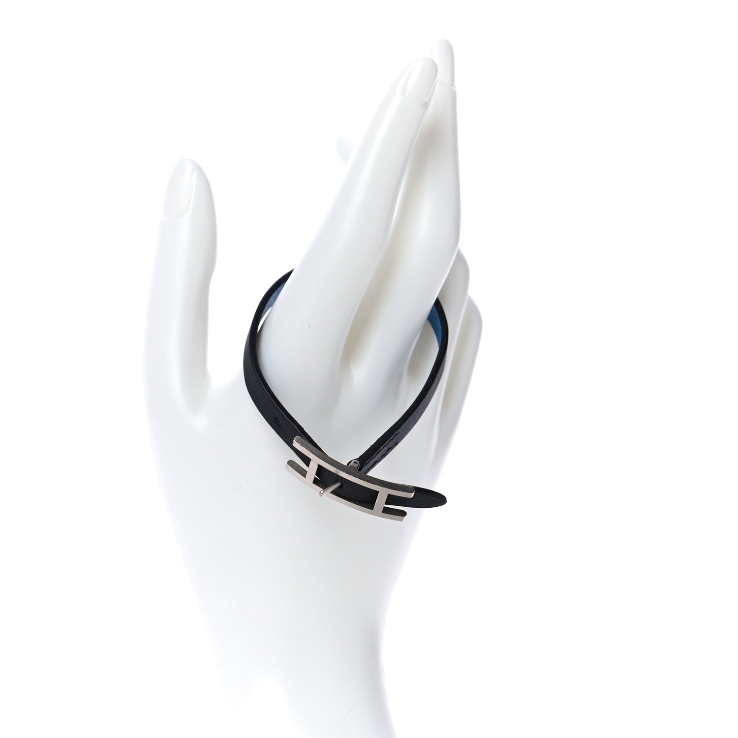 Hermes Swift Behapi Single Tour Bracelet Bleu Hydra Black 2 of 5
