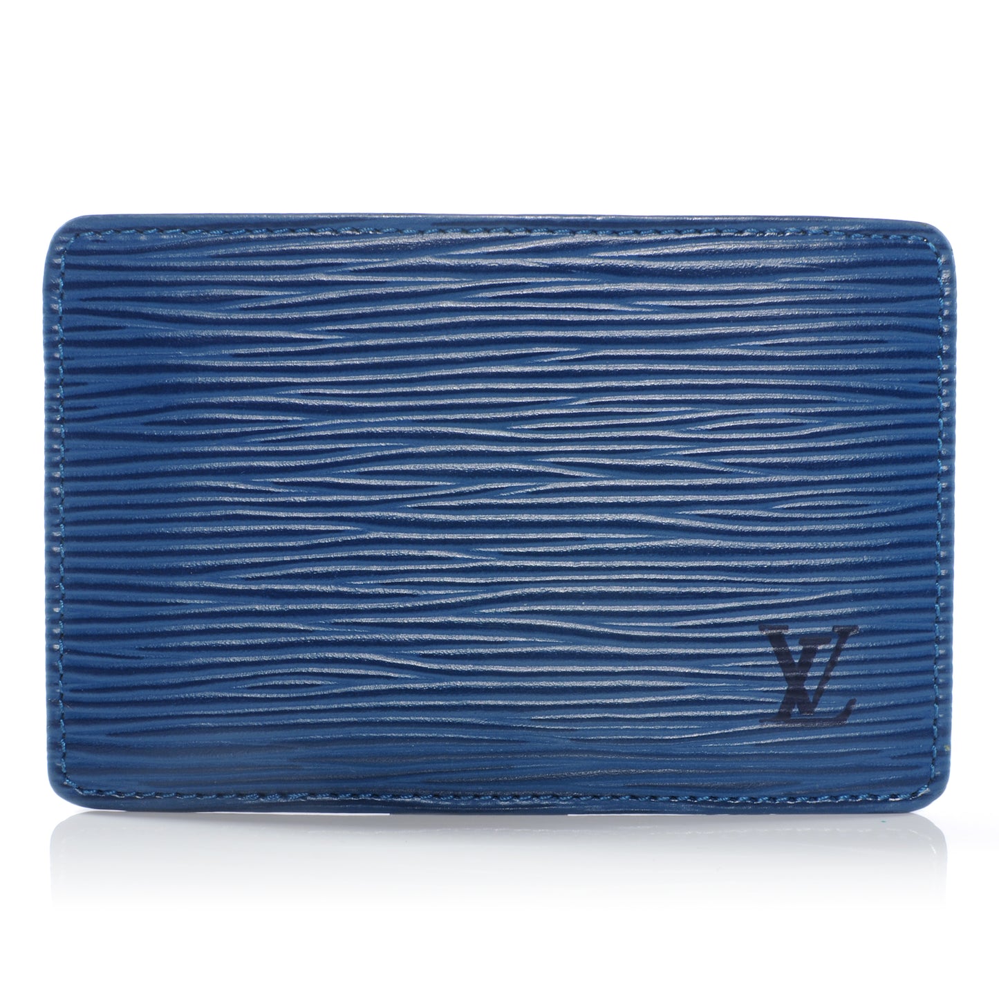 Epi Card Holder Blue