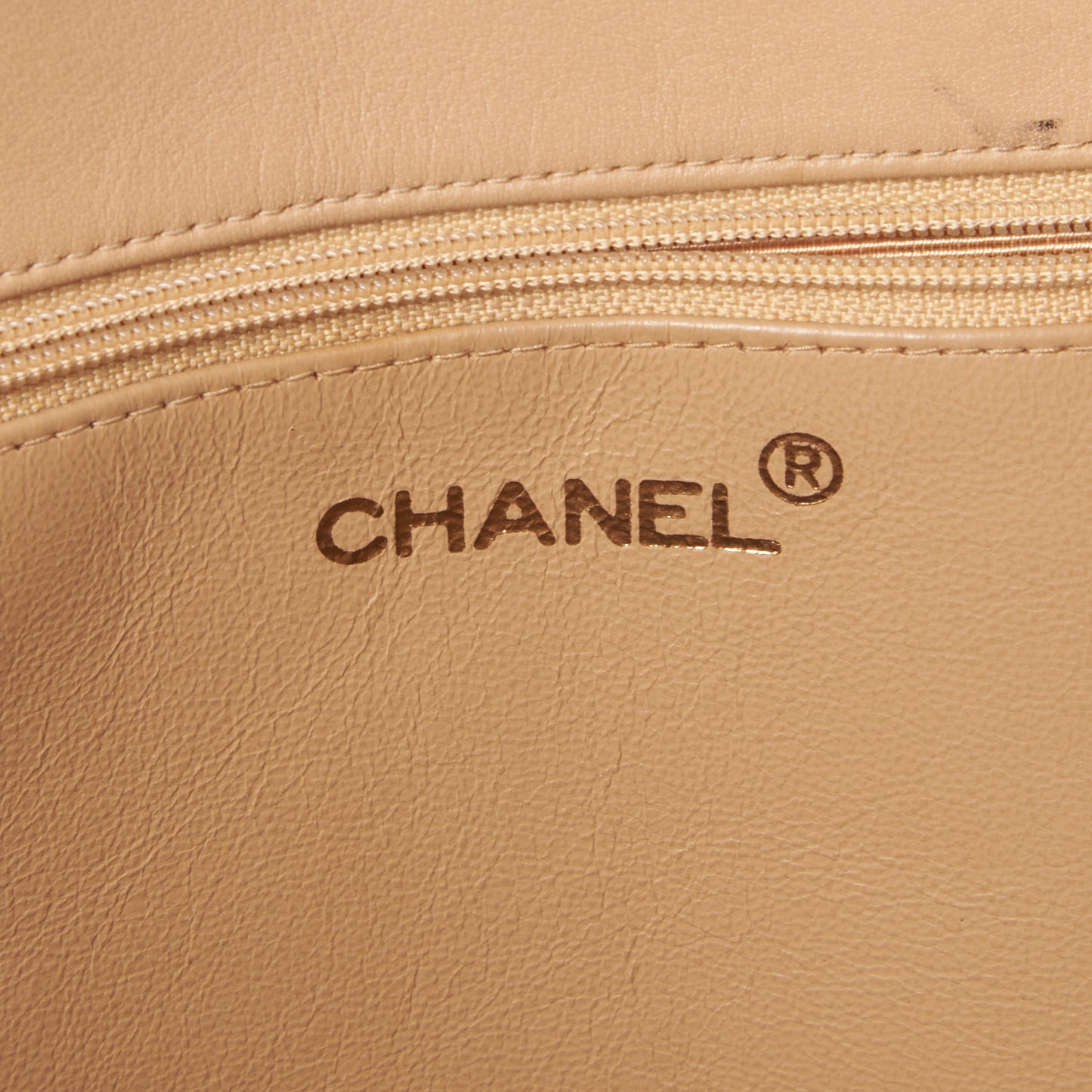 Lambskin CC Tote Beige