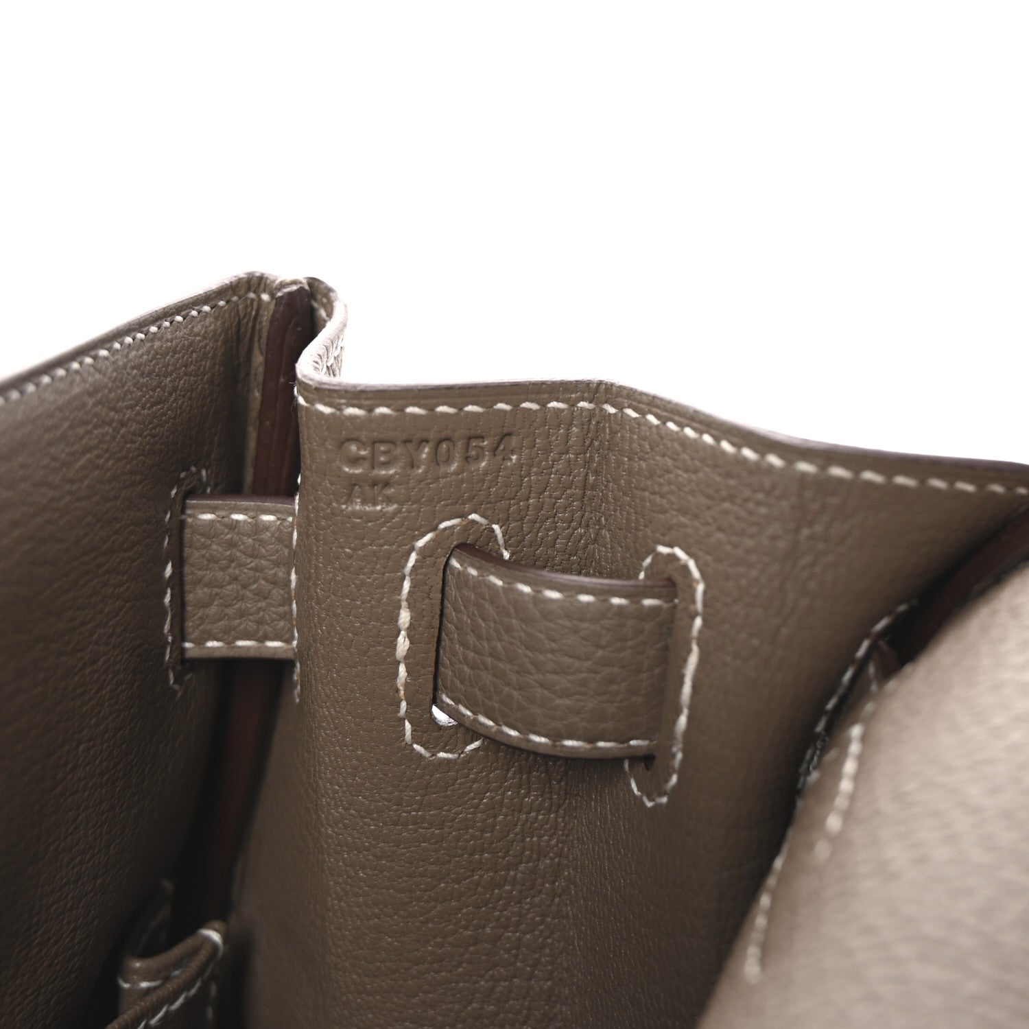 Hermes Togo Kelly Retourne 28 Etoupe 7 of 10