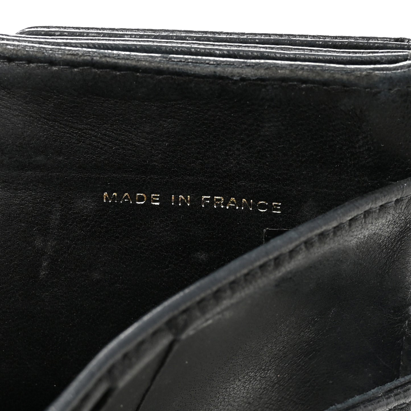 Caviar Timeless CC Compact French Wallet Black