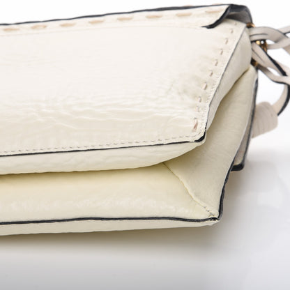 Lanvin Calfskin Small Nomad Crossbody Tassel Bag Ivory 5 of 10