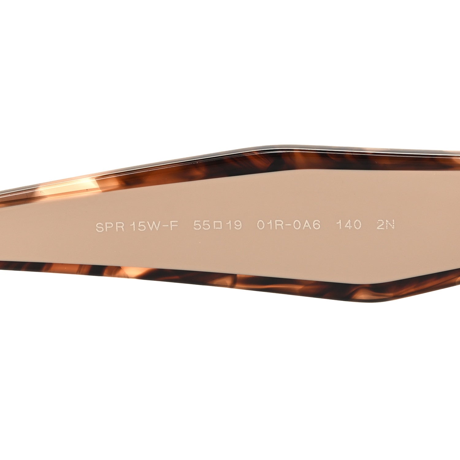 Prada Acetate Sunglasses SPR 15W-F Tortoise Caramel Powder 6 of 6