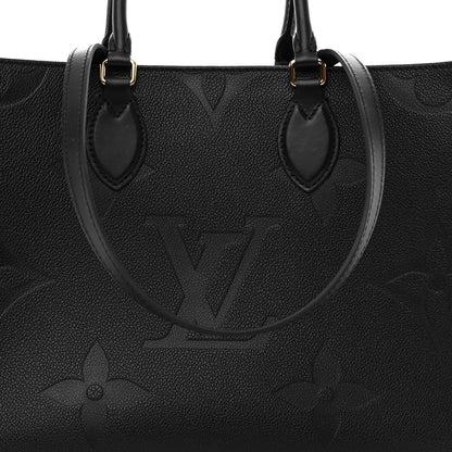 Louis Vuitton Empreinte Monogram Giant Onthego MM Black 7 of 10