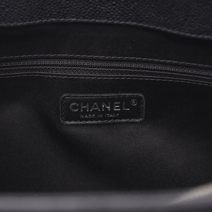 Chanel Caviar Quilted XL Grand Shopping Tote GST Black 6 of 12
