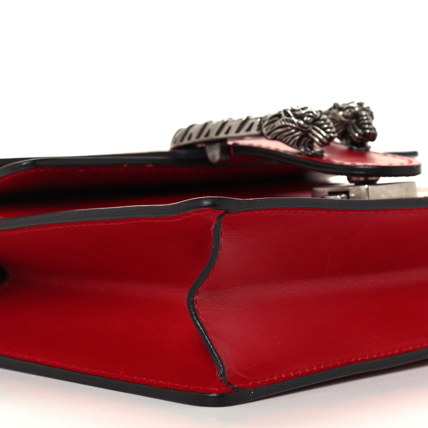 Calfskin Chinese New Year Mini Dionysus Shoulder Bag Hibiscus Red