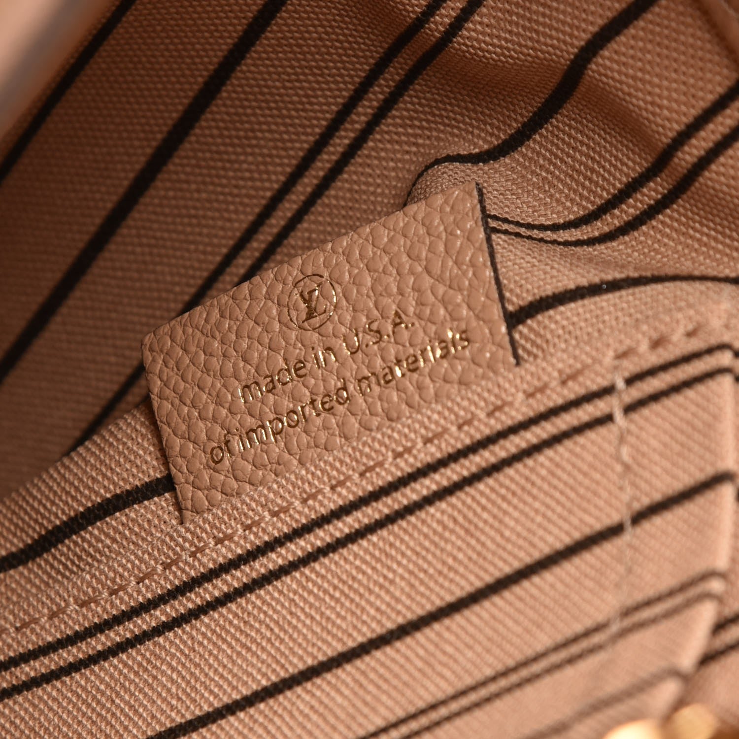 Louis Vuitton Empreinte Montaigne MM Papyrus 7 of 9