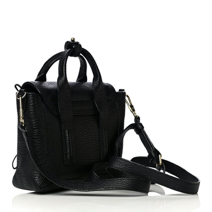 3.1 Phillip Lim Textured Calfskin Mini Pashli Satchel Black 3 of 13