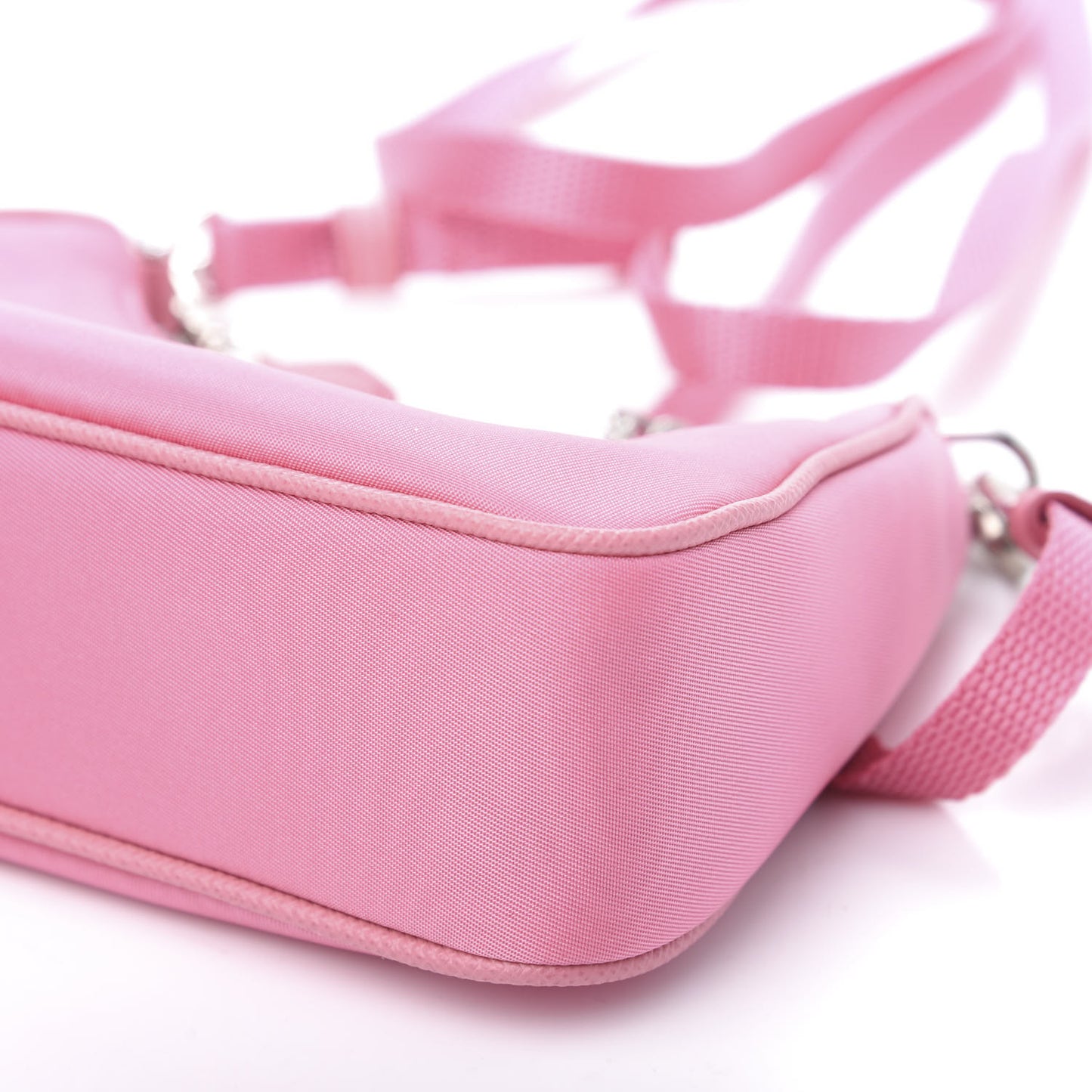 Tessuto Nylon Saffiano Mini Re-Edition 2000 Shoulder Bag Begonia
