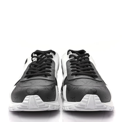 Louis Vuitton Monogram Eclipse Ice Reverse Mens Run Away Sneakers 9 2 of 10