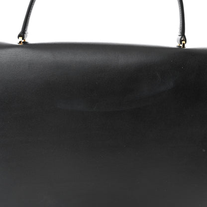 The Row Calfskin Medium The Sofia 11.75 Top Handle Black 10 of 10