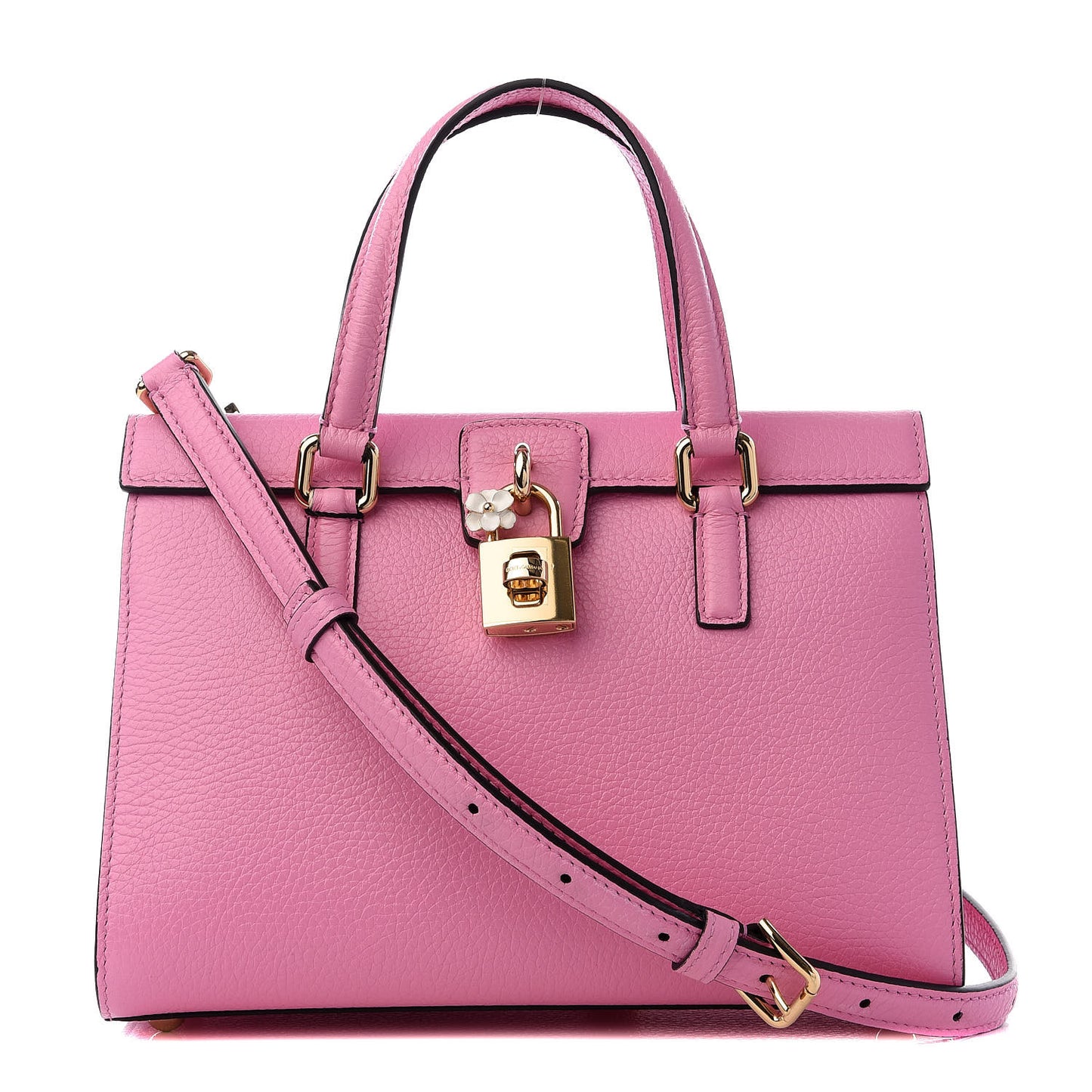 Calfskin Miss Bonita Top Handle Satchel Rosa Chiaro