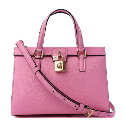 Dolce & Gabbana Calfskin Miss Bonita Top Handle Satchel Rosa Chiaro 1 of 8