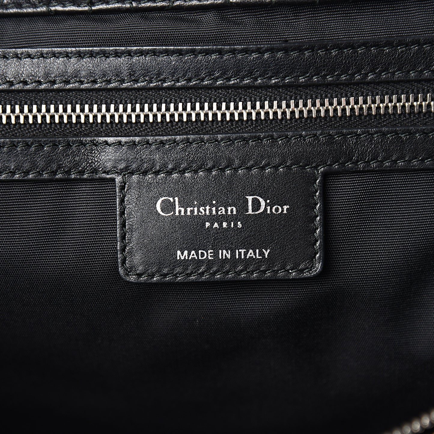 Lambskin Cannage Medium Dior Soft Shopping Tote Black