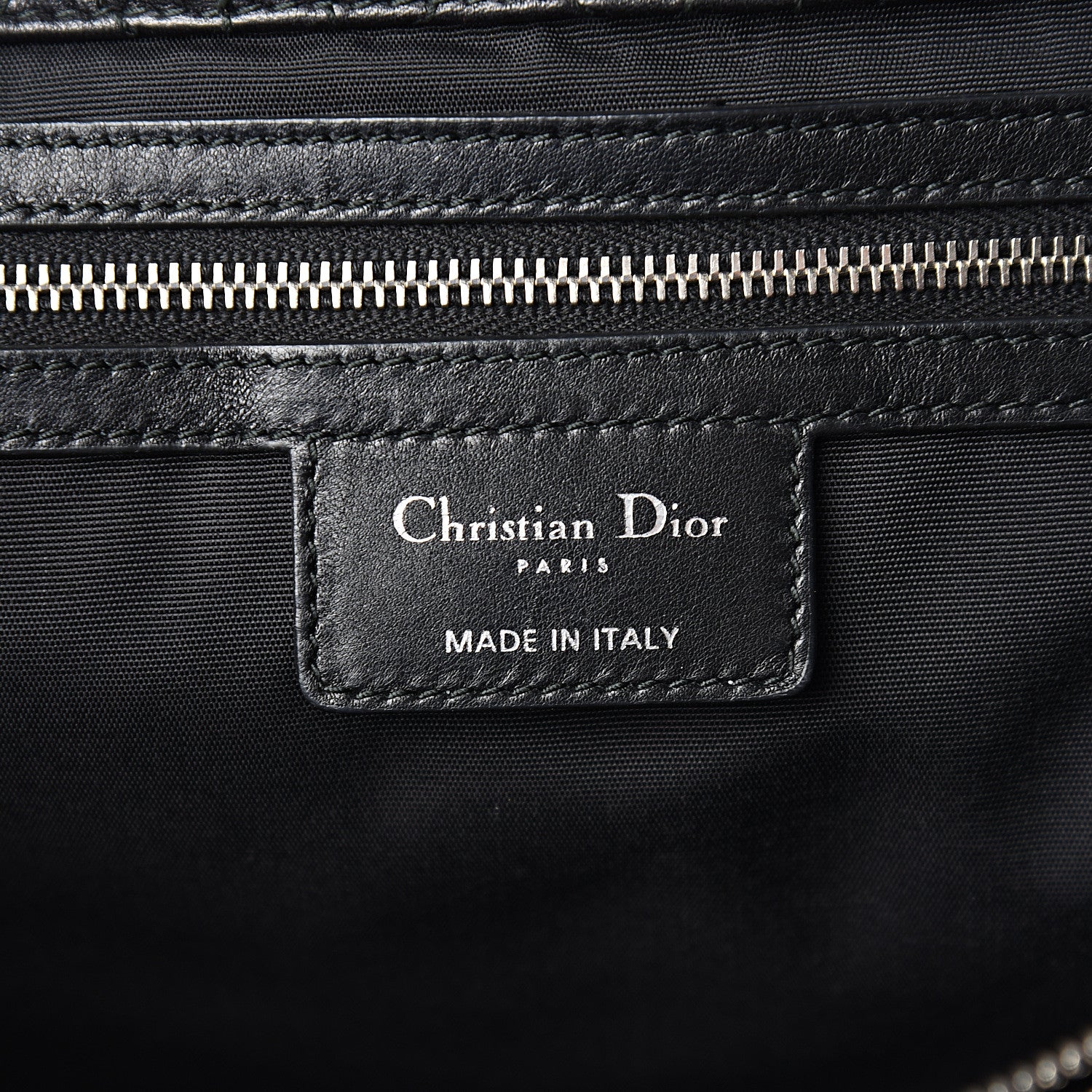 Christian Dior Lambskin Cannage Medium Dior Soft Shopping Tote Black 5 of 12