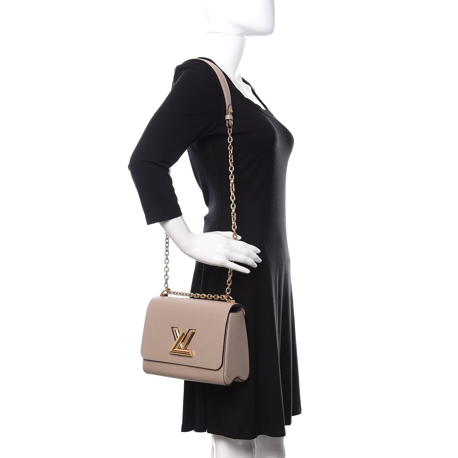 Louis Vuitton Epi Twist Shoulder Bag MM Galet 2 of 10