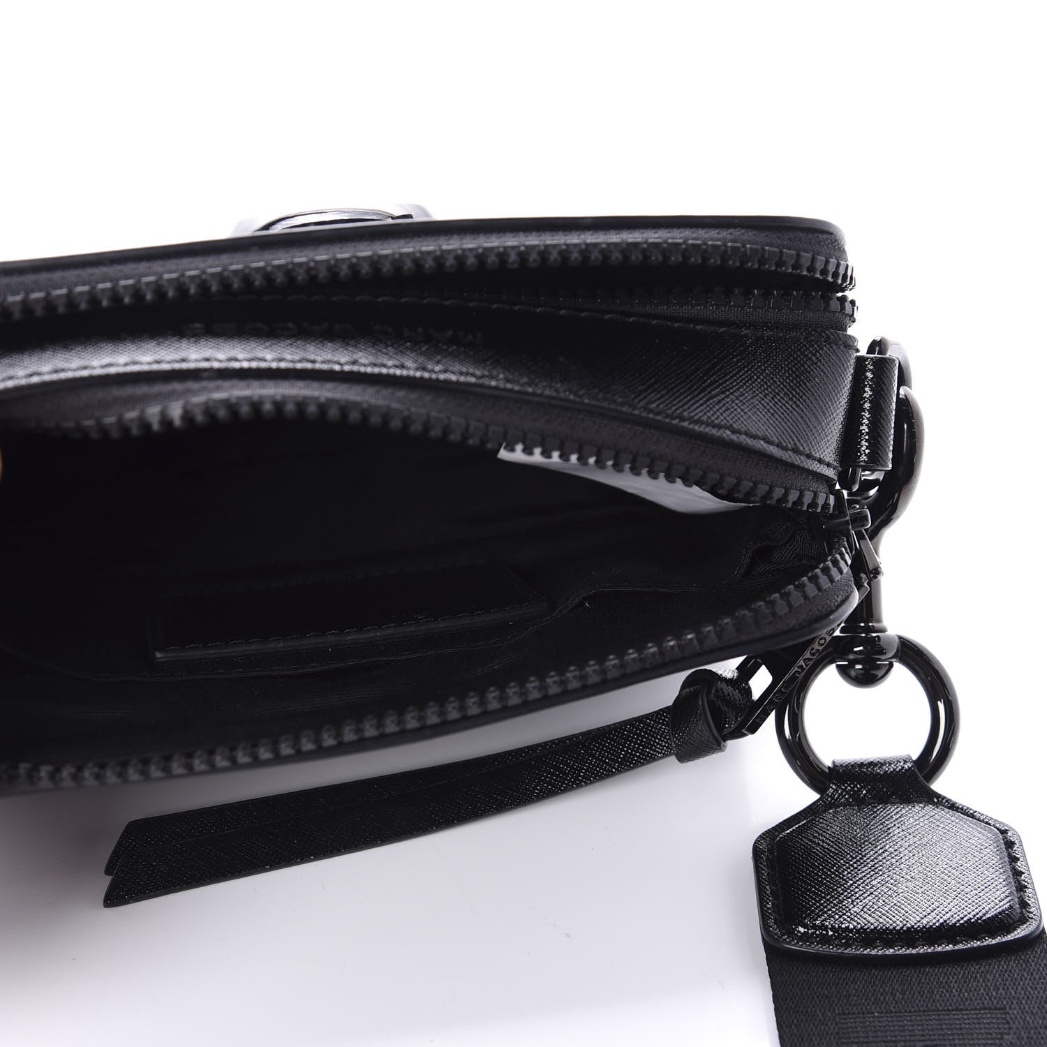 Marc Jacobs Saffiano Small Snapshot Camera Bag Black 6 of 12