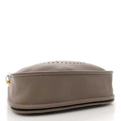Hermes Taurillon Clemence Evelyne III PM Etoupe 3 of 11
