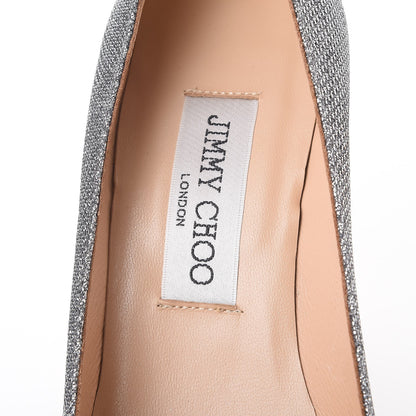 Jimmy Choo Glitter Lame Abel Pumps 39 Anthracite 10 of 10