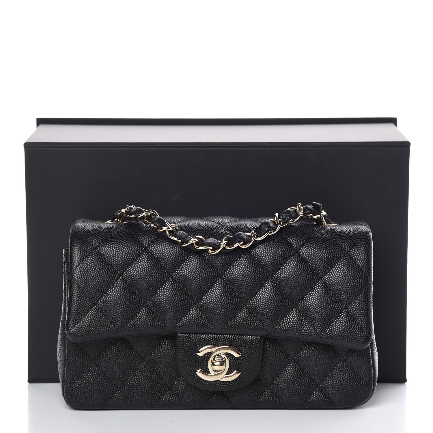 Chanel Caviar Quilted Mini Rectangular Flap Black 10 of 10