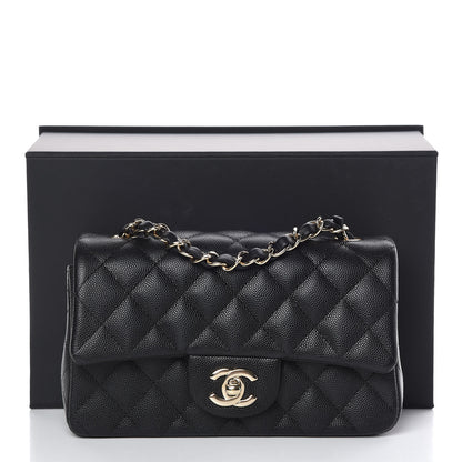 Chanel Caviar Quilted Mini Rectangular Flap Black 10 of 10