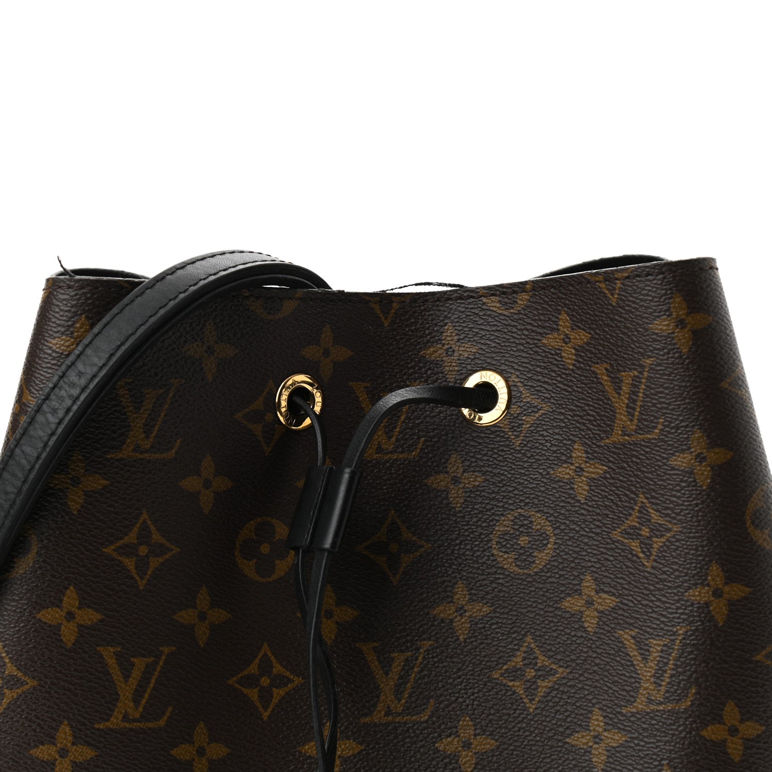 Louis Vuitton Monogram Neonoe MM Black 7 of 10