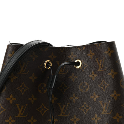 Louis Vuitton Monogram Neonoe MM Black 7 of 10