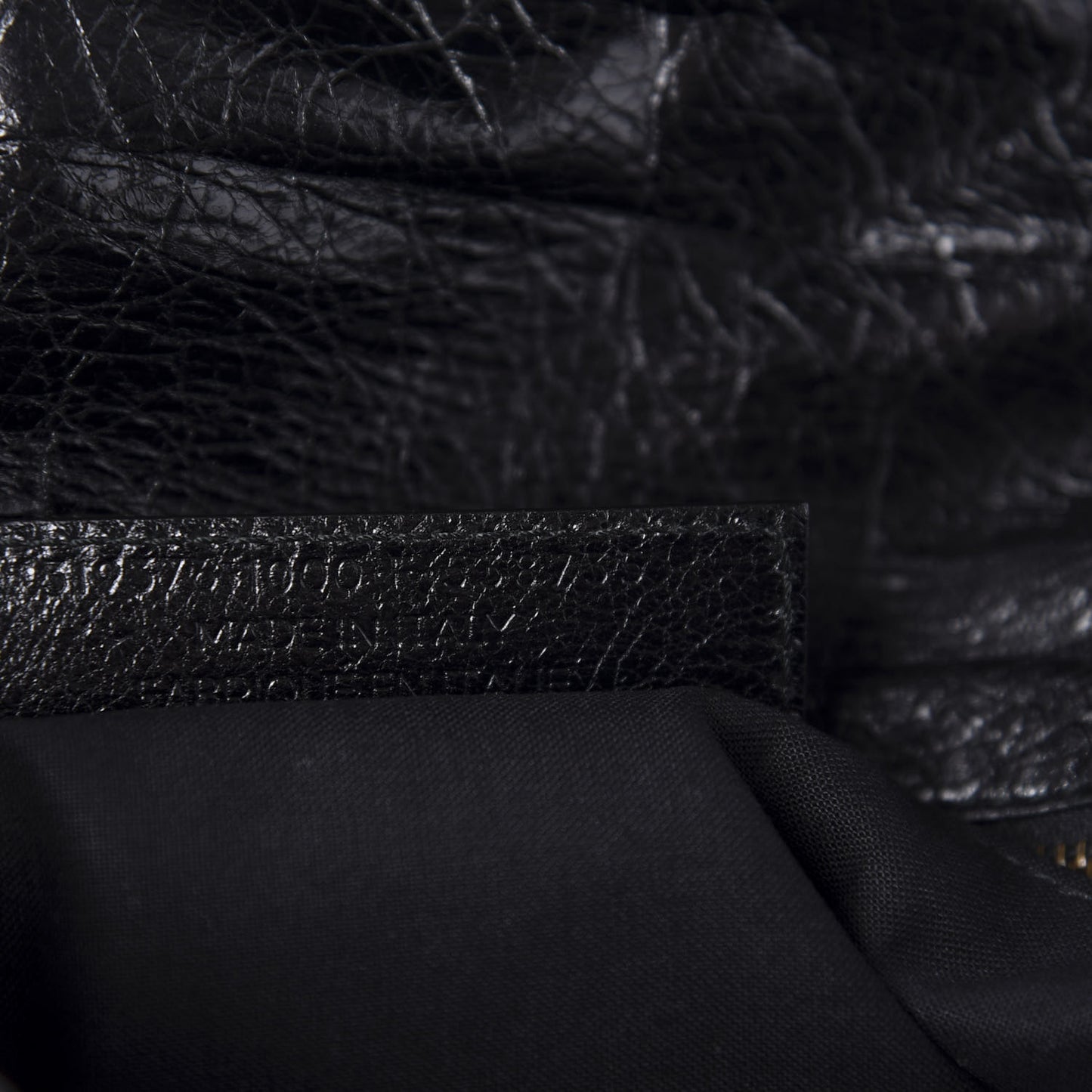 Agneau Classic Hardware Envelope Clutch Black