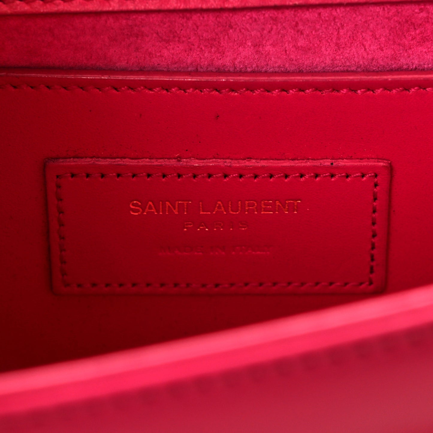 Smooth Calfskin Classic Monogram Kate Tassel Chain Wallet Pink