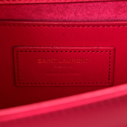 Saint Laurent Smooth Calfskin Classic Monogram Kate Tassel Chain Wallet Pink 7 of 12