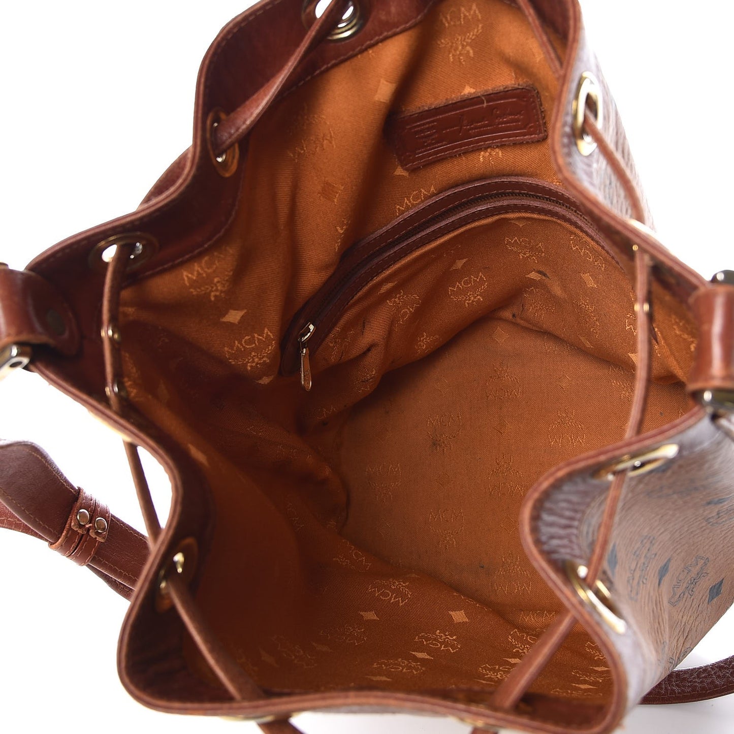 Visetos Drawstring Bag Cognac