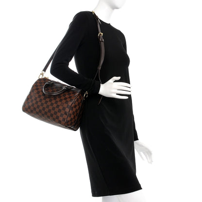 Louis Vuitton Damier Ebene Speedy Bandouliere 25 3 of 10