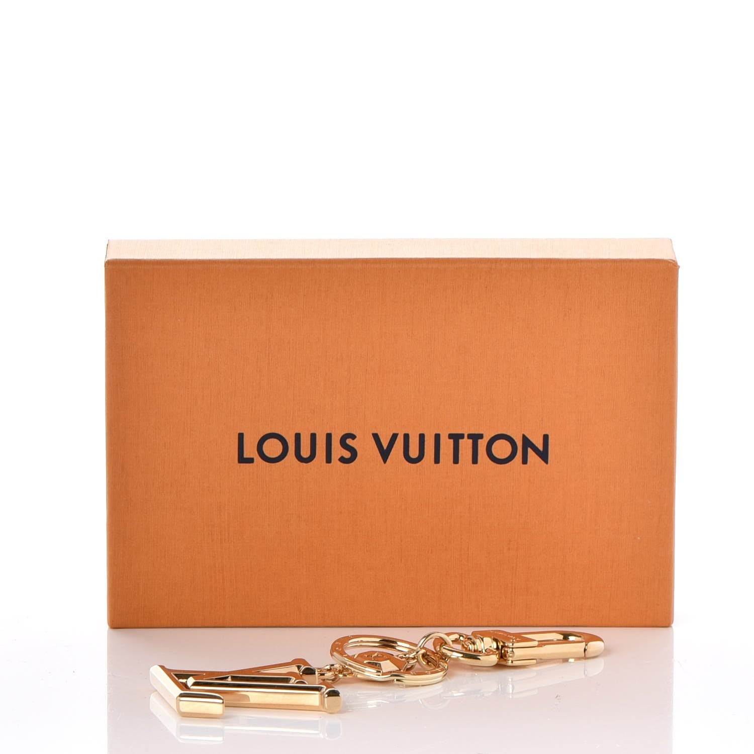 Louis Vuitton LV Facettes Bag Charm Key Holder Gold 6 of 6