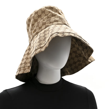 Gucci Monogram Wide Brim Hat L Beige 2 of 11