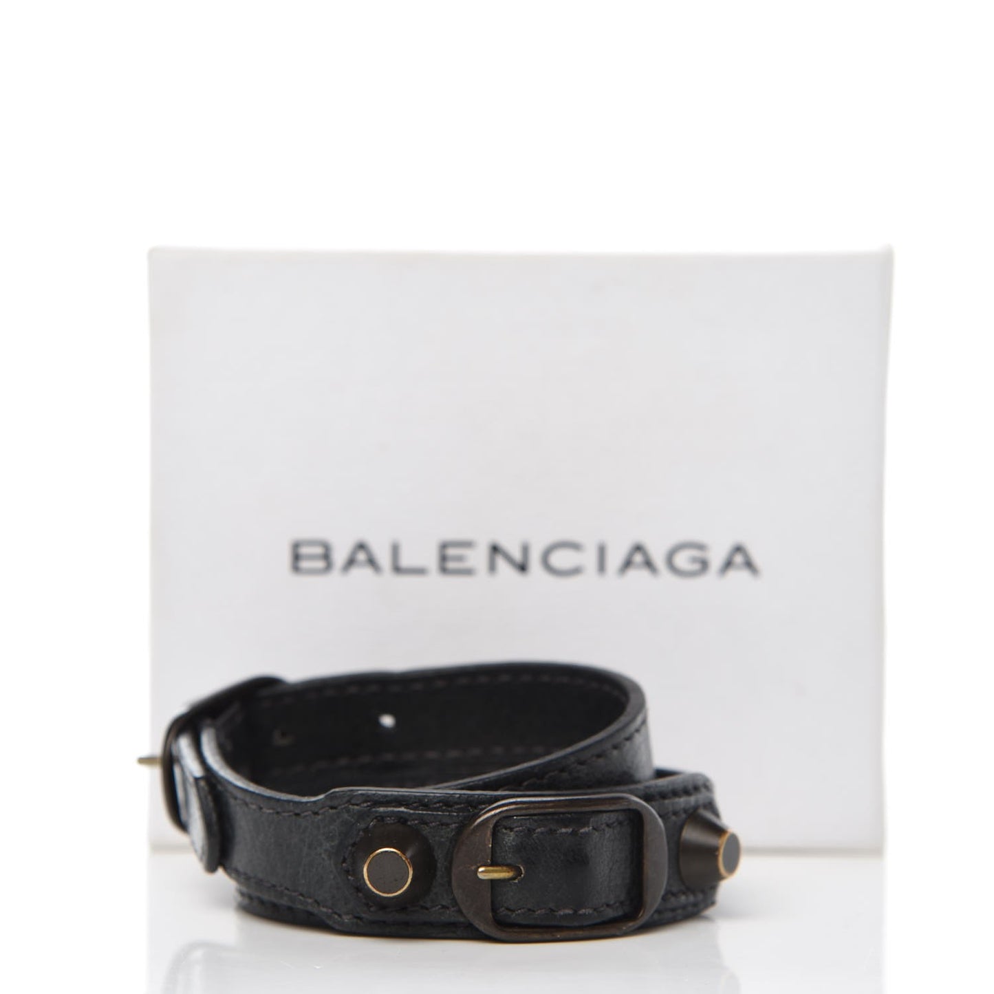 Agneau Triple Tour M Bracelet Nuit Fonce