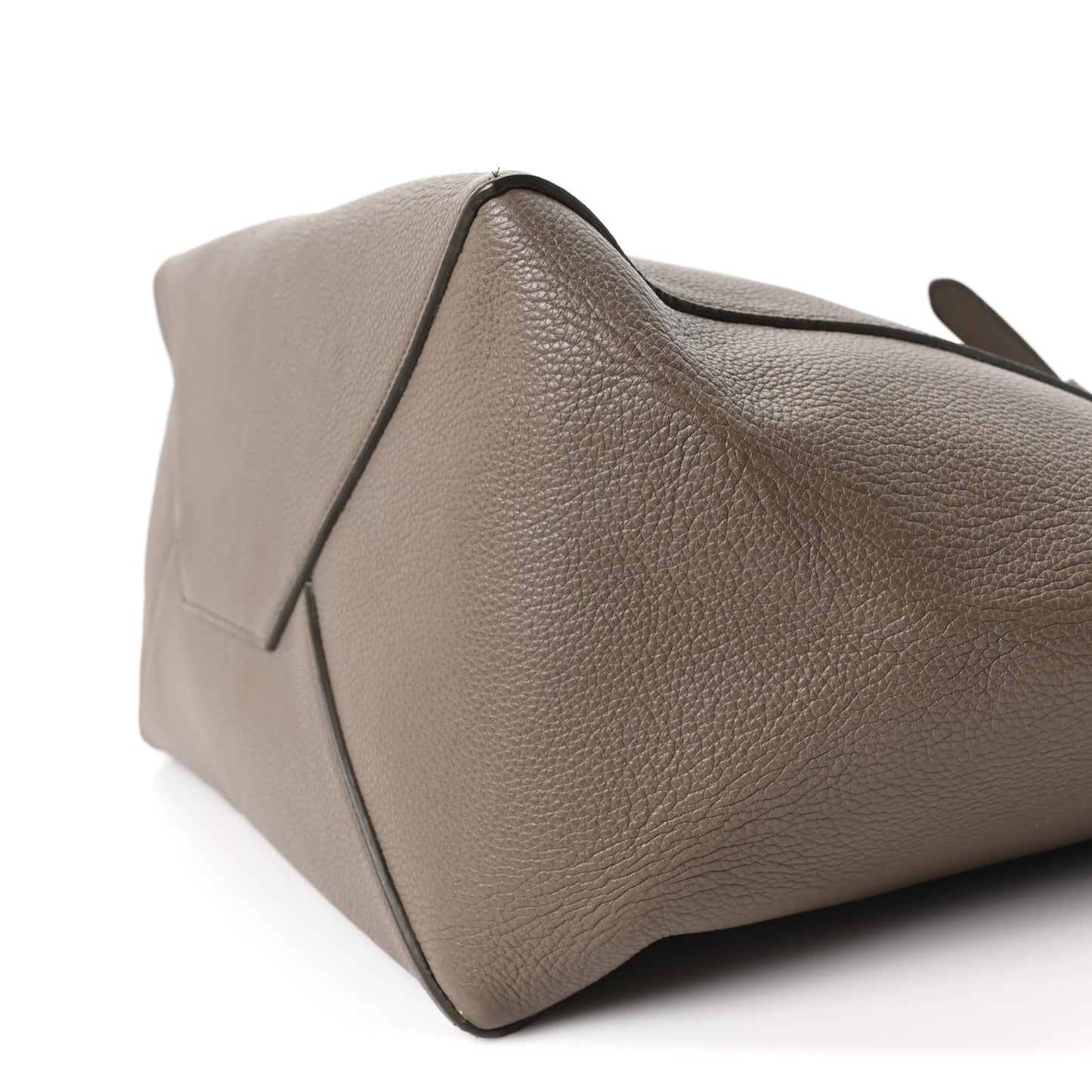 Soft Grained Calfskin Small Belt Cabas Phantom Taupe