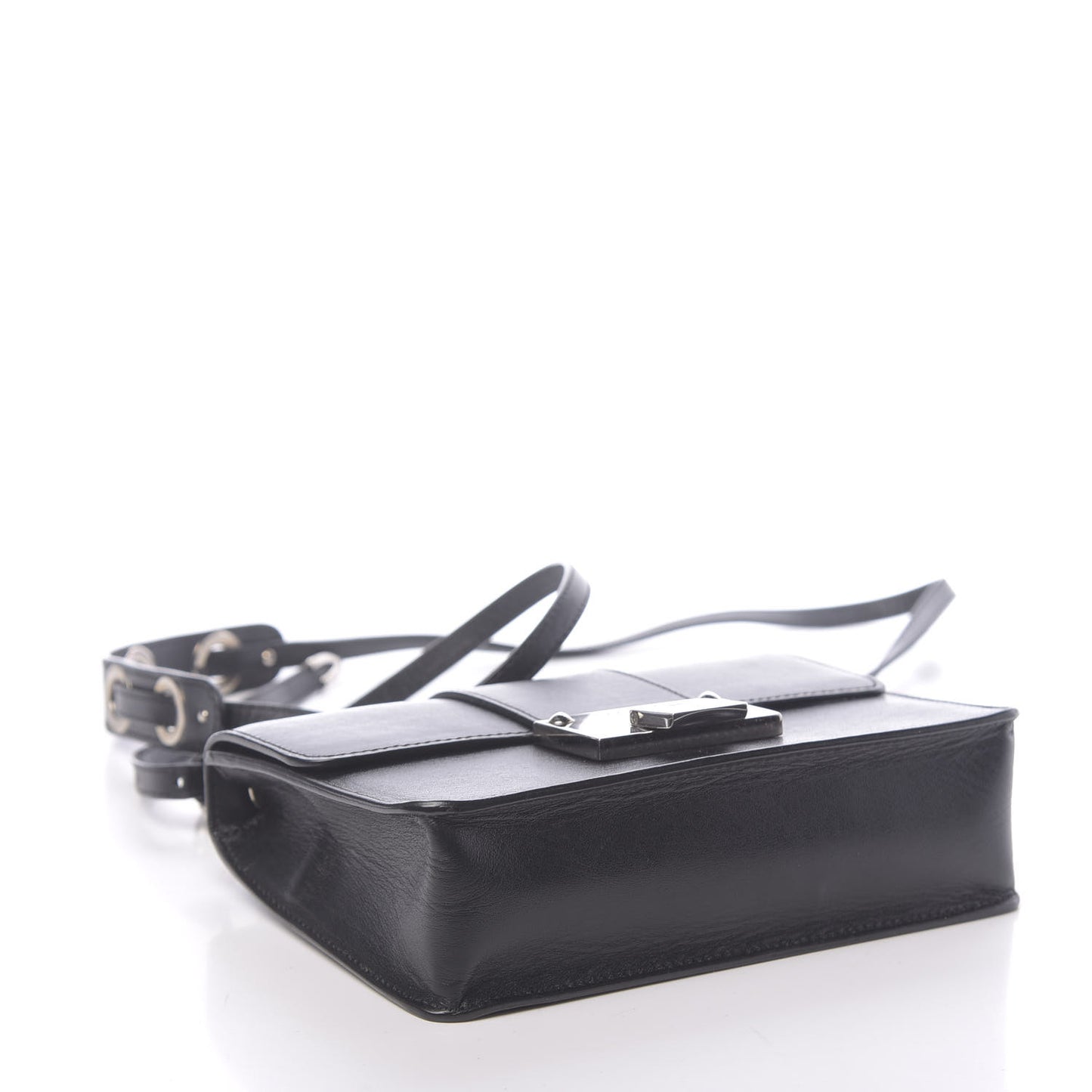 Calfskin Rebel Crossbody Bag Black