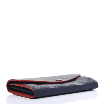 Louis Vuitton Empreinte Sarah Wallet NM Marine Rouge 4 of 10