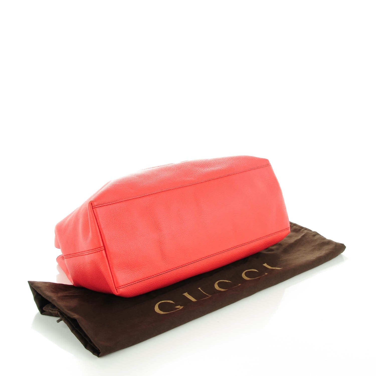 Gucci Pebbled Calfskin Medium Soho Chain Shoulder Bag Begonia Pink 4 of 7