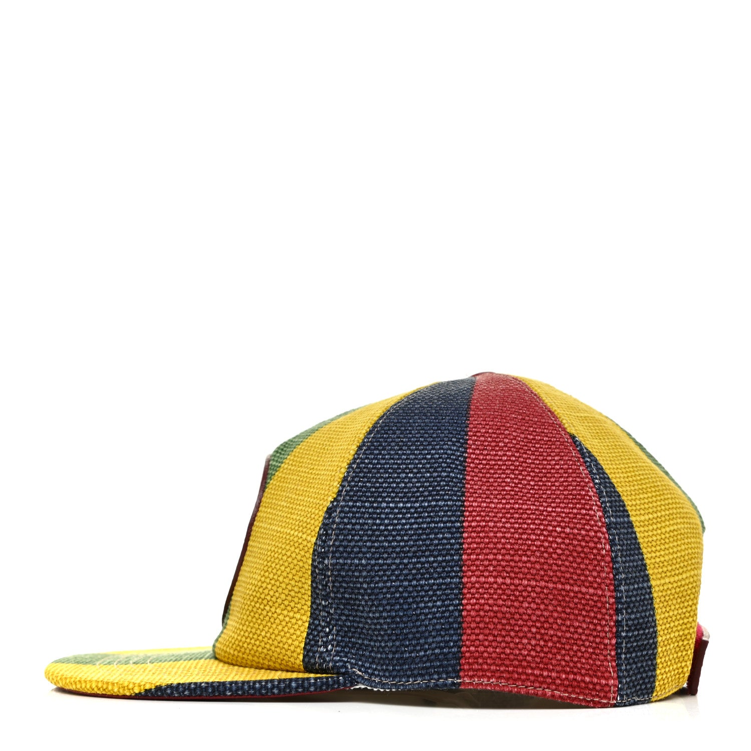Gucci Canvas Marley Stripe Script Logo Patch Gucci 100 Baseball Hat L Multicolor 2 of 6