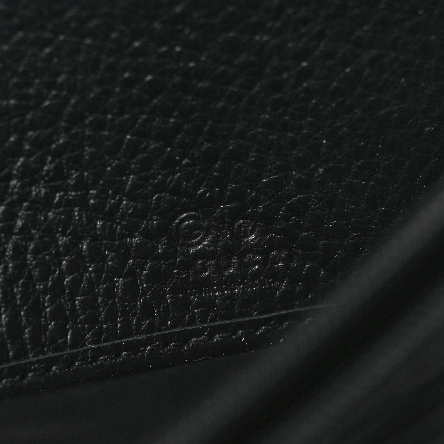 Gucci Dollar Calfskin Interlocking G Continental Wallet Black 6 of 8