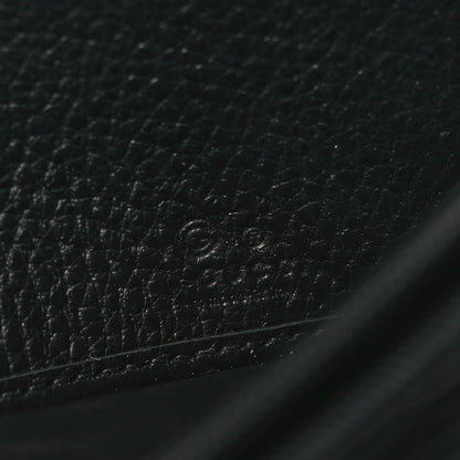 Gucci Dollar Calfskin Interlocking G Continental Wallet Black 6 of 8