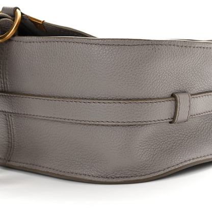 Chloe Calfskin Medium Marcie Round Crossbody Bag Cashmere Grey 10 of 11