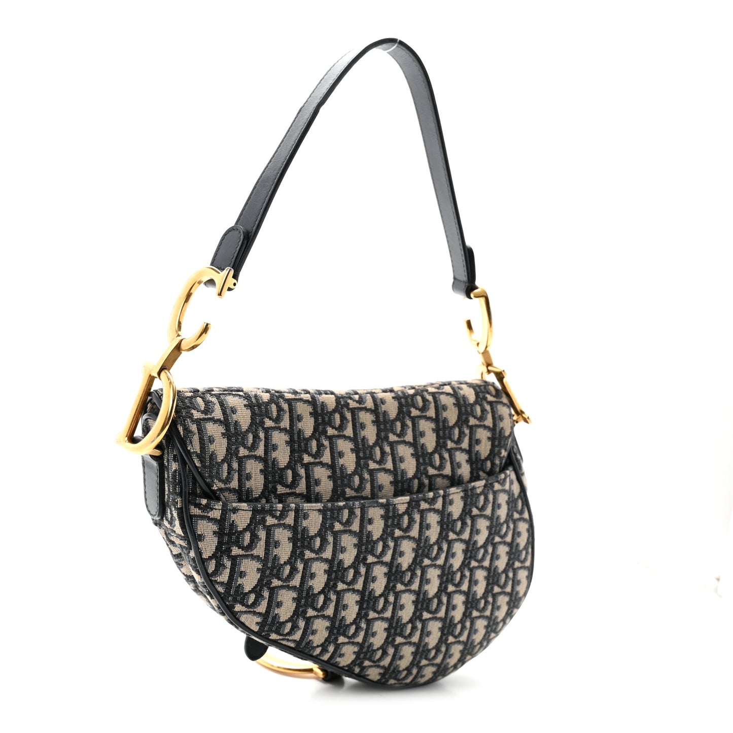 Oblique Saddle Bag Blue