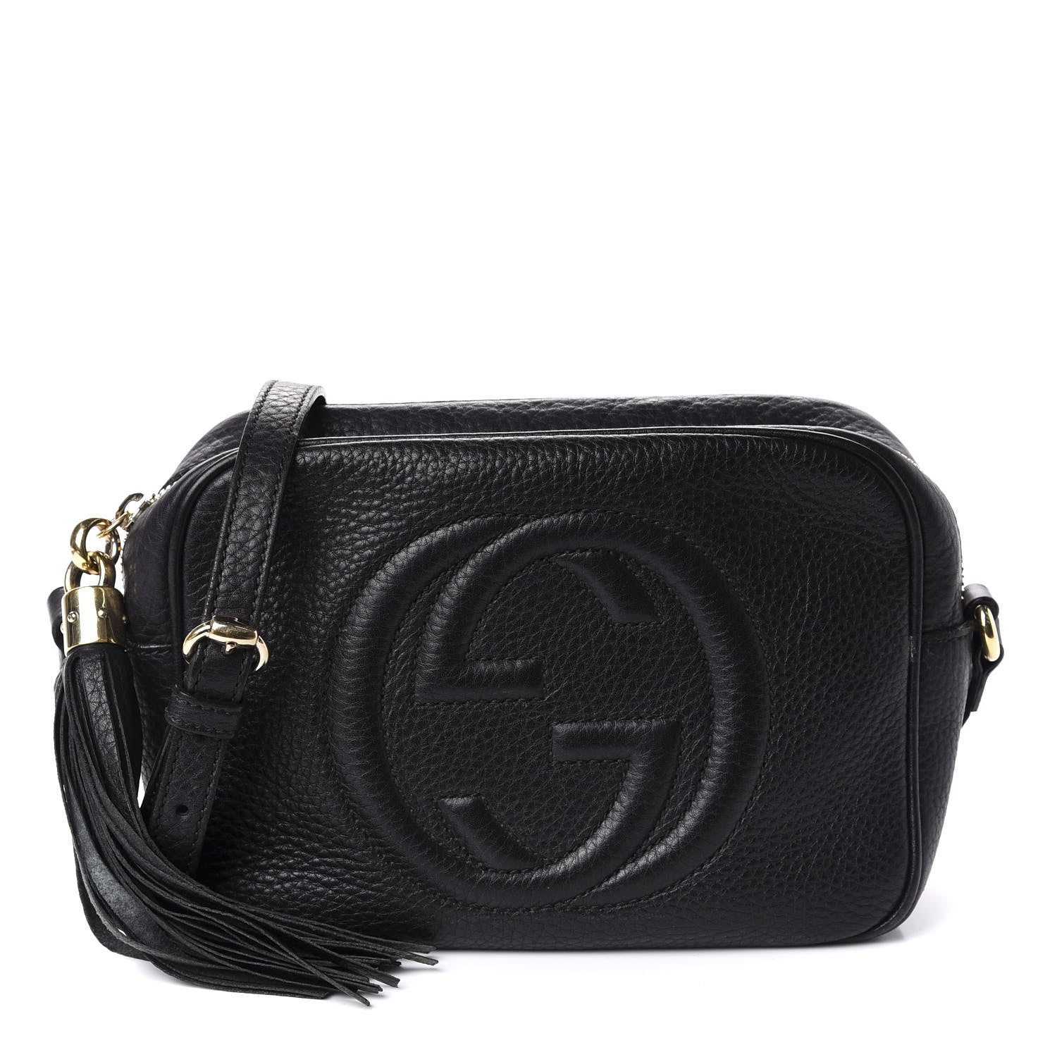 Gucci Pebbled Calfskin Small Soho Disco Bag Black 1 of 12
