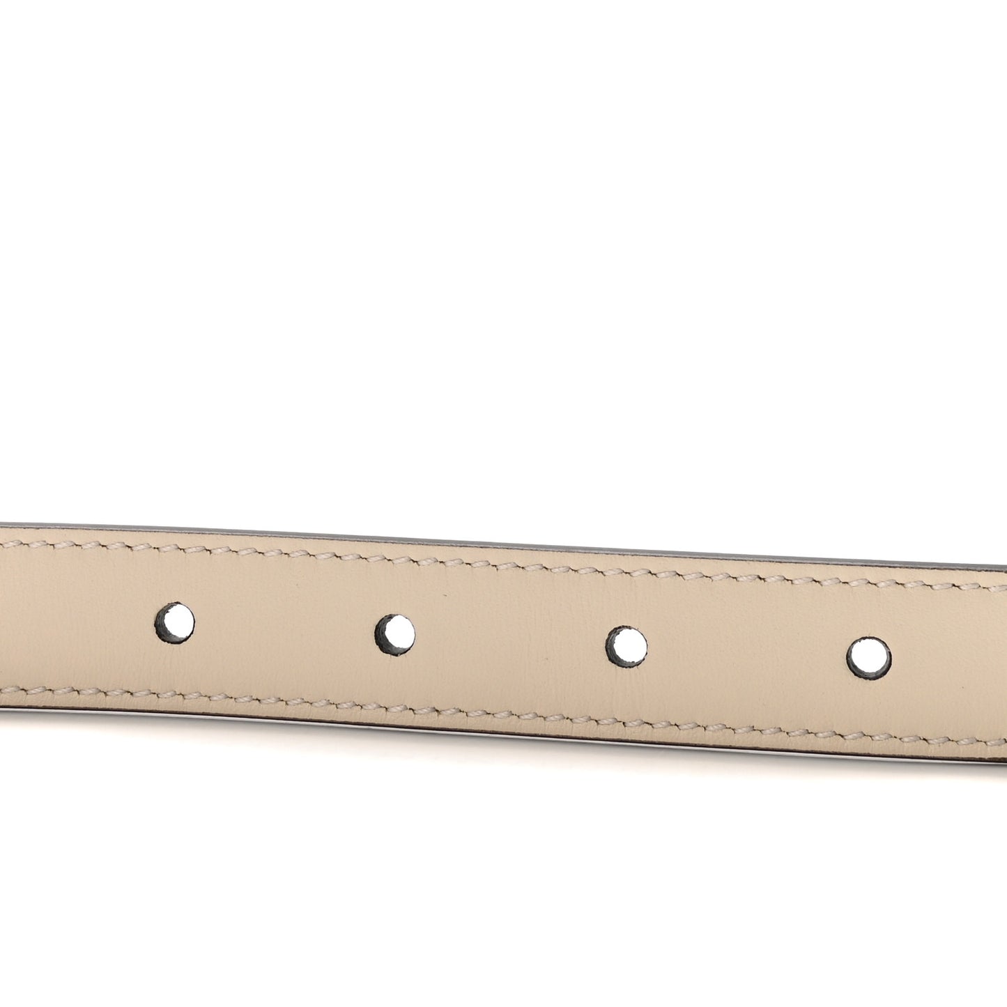 Calfskin Double G 20mm Belt 90 36 Mystic White