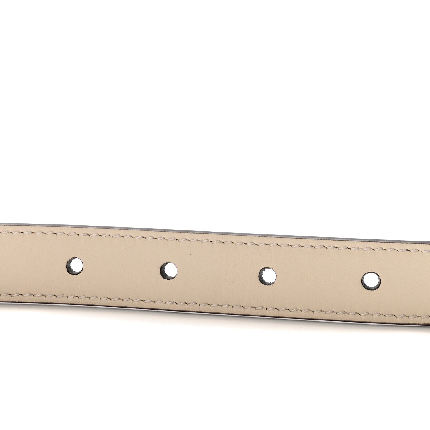 Gucci Calfskin Double G 20mm Belt 90 36 Mystic White 3 of 6